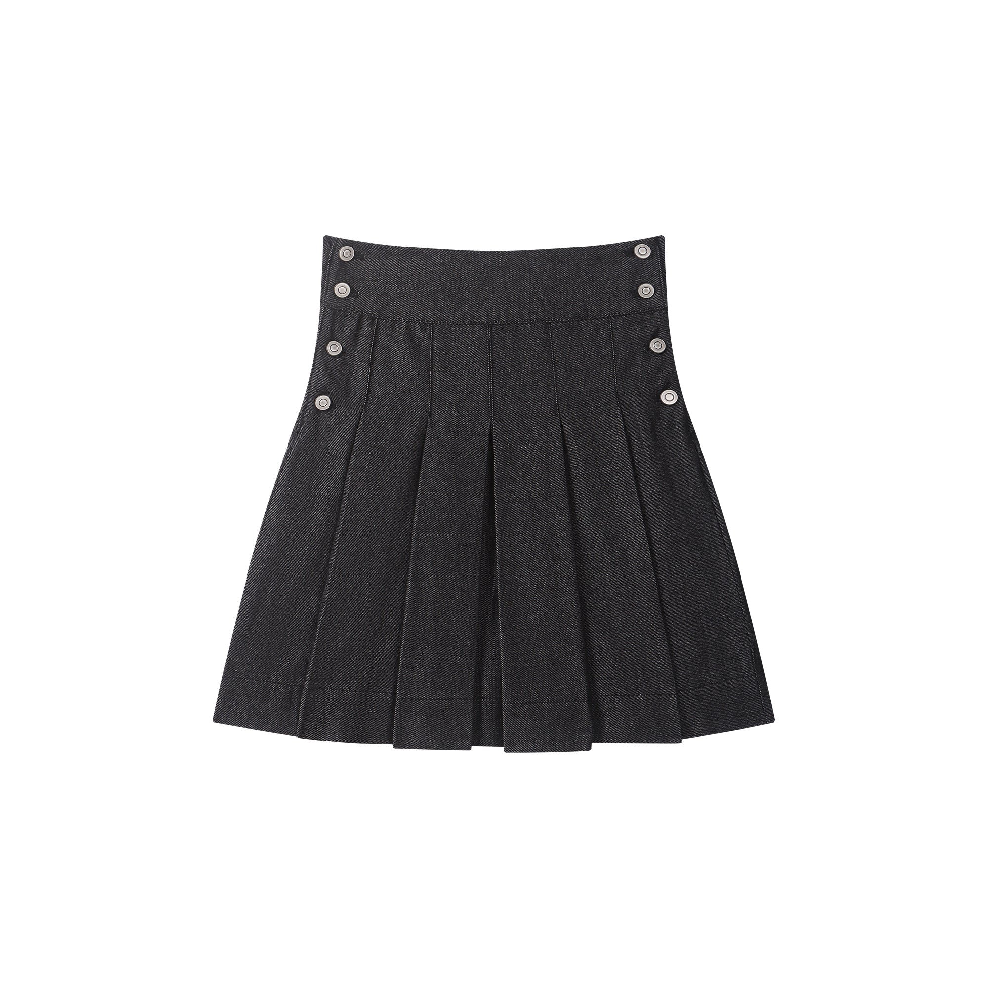 Black Denim Skirt